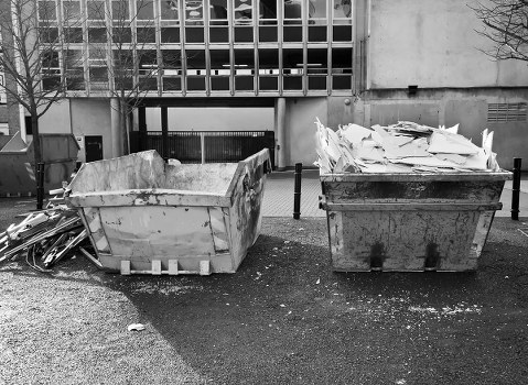 Residential renovation project using a skip from Wait and Load