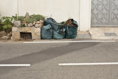 Customer preparing for skip delivery with Wait and Load
