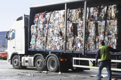 Business professionals scheduling a skip hire in Uxbridge